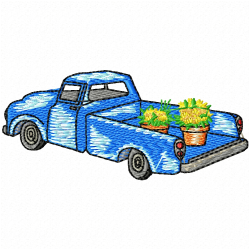 Pickup Truck Embroidery Design 8 Pickup Truck Embroidery Design 8